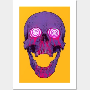 Skeleton Colorful Posters and Art